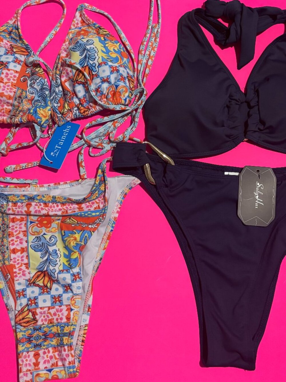 NWT (New With Tags / Nuevos con etiquetas) y son Talla Medium (size medium)